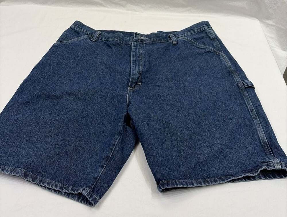 Wrangler Men's Carpenter Denim Utility Shorts Blue Size 40